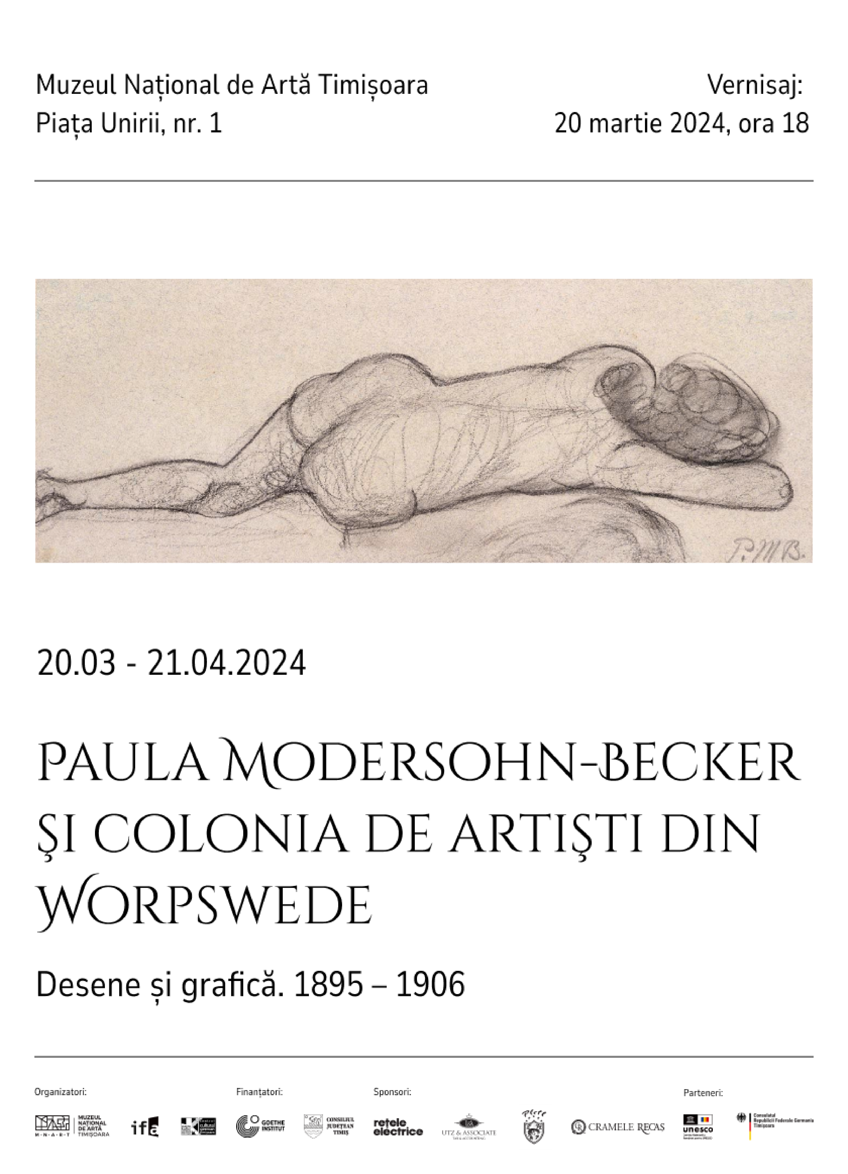 Paula Modersohn-Becker şi colonia de artişti din Worpswede. Desene și grafică 1895 – 1906