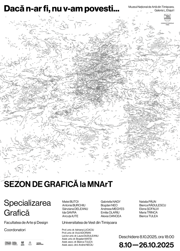 „Dacă n-ar fi, nu v-am povesti”, o nouă expoziție de grafică și ilustrație de carte la MNArT