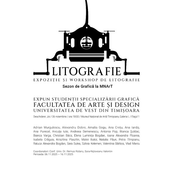 Vernisaj și workshop de litografie la MNArT