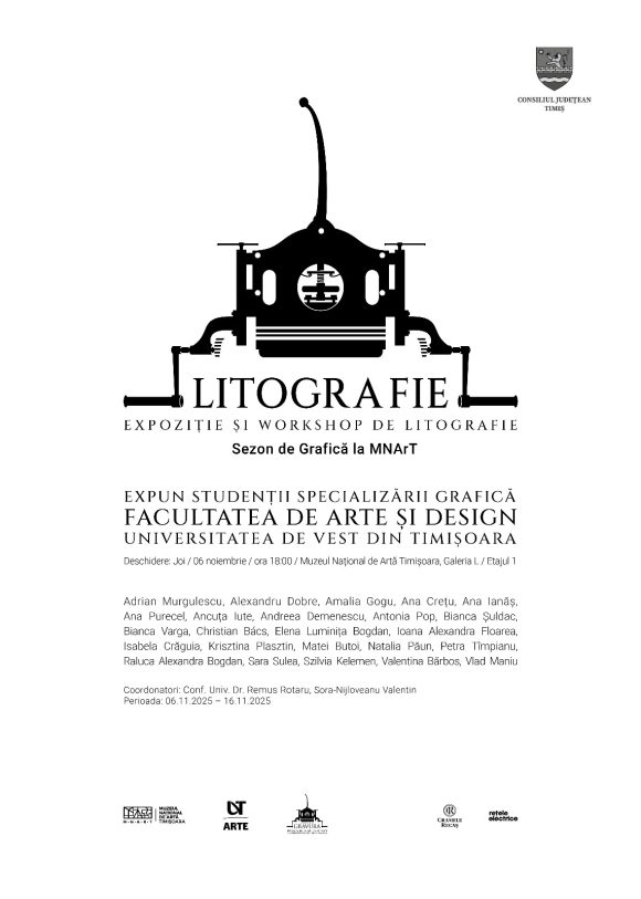 Vernisaj și workshop de litografie la MNArT