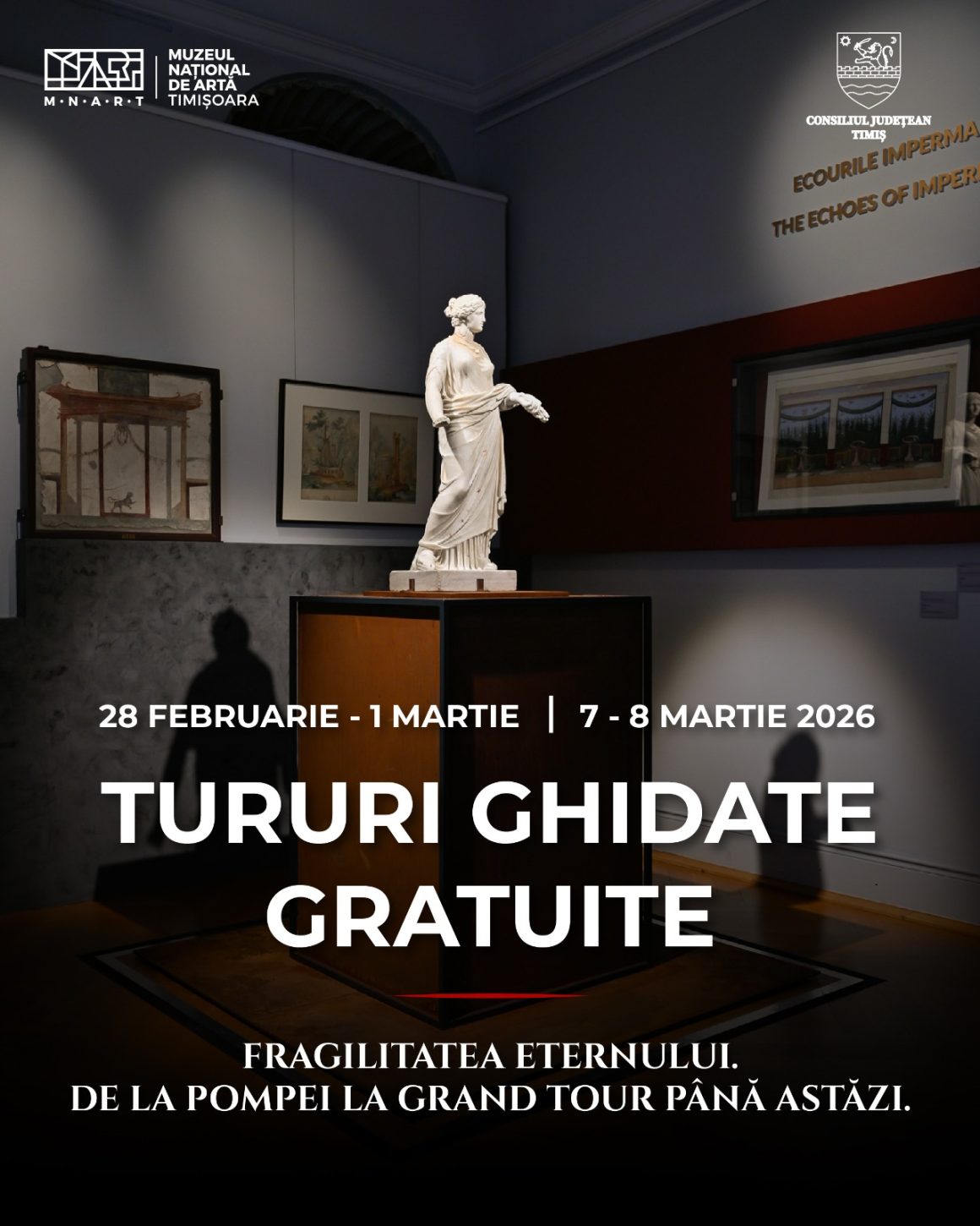 Tururi ghidate gratuite pentru doamne și domnișoare, de 1 și 8 Martie